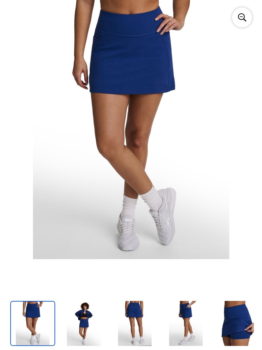 Reebok Classic Women's Active High Rise Skort in Deep Blue